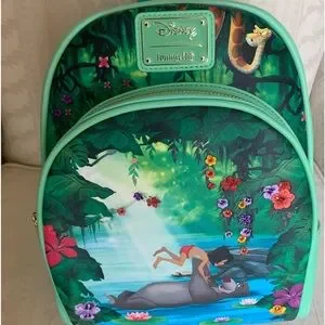 Loungefly x Disney Jungle Book Bare Necessities Backpack Bag Purse NWT Loungefly | Bags | Loungefly X Disney Jungle Book Bare  main image 2